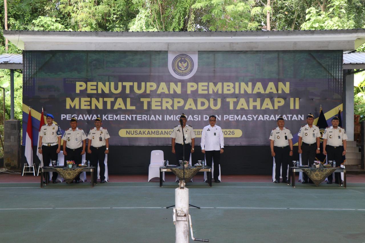 Kementerian Imigrasi dan Pemasyarakatan Tutup Pembinaan Mental Tahap II Bagi Pegawai